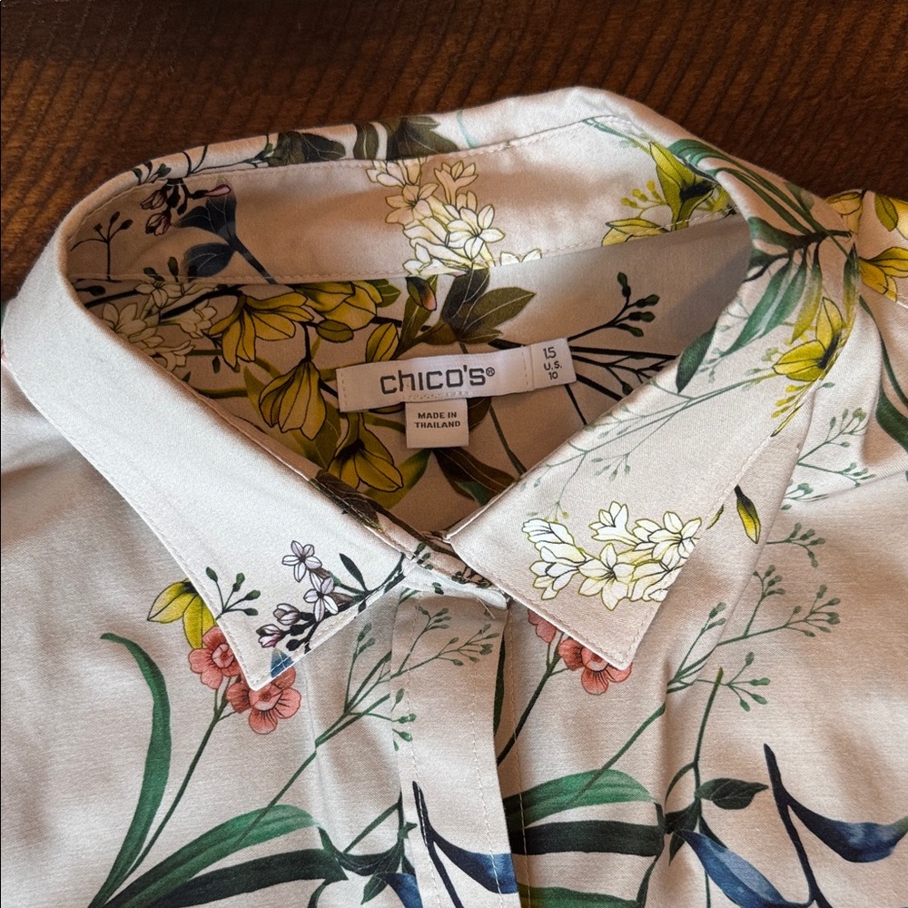 Floral Women's Shirt - Multicolor